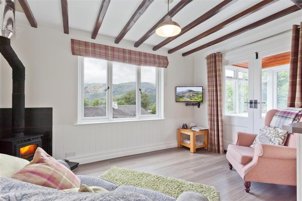 Badger'S Cottage With Stunning Lake & Mountain Views Coniston Bagian luar foto